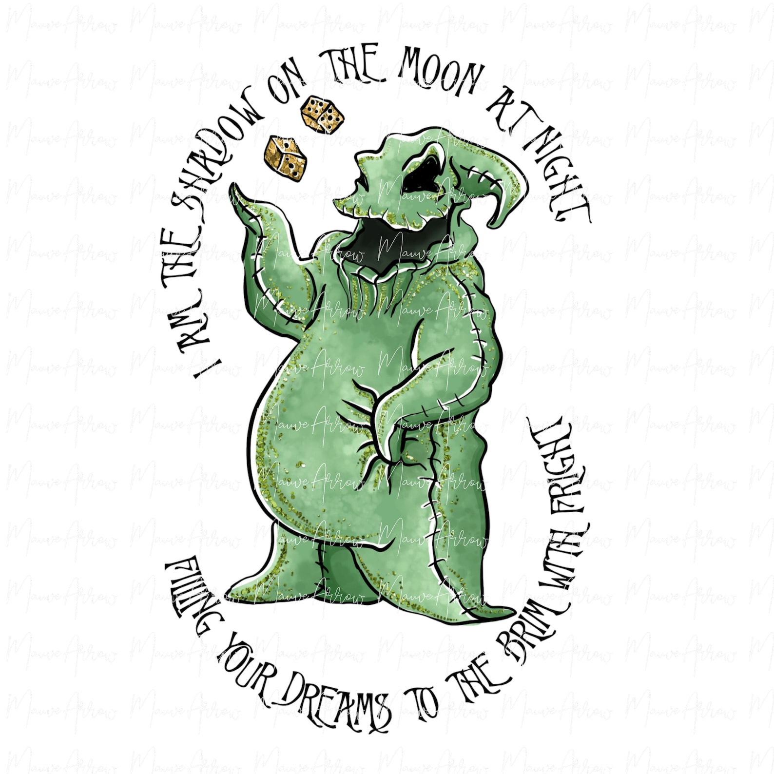 Oogie Boogie Dice Digital File PNG JPEG Digital Design Etsy