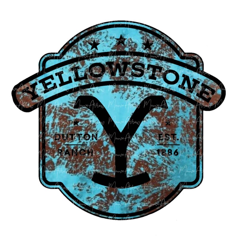 Western Yellowstone Sublimation Transfer Ready to Press Etsy