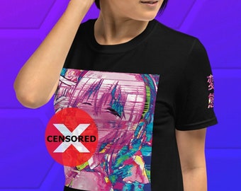 GRAFFITI AESTHETIC Tshirt || Kinky Waifu Sexy Anime shirt || Lewd Ecchi Manga Tee || Women's Men's Short-Sleeve Pre-Shrunk || 100% cotton