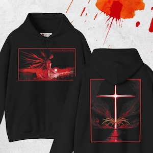 The Fate of Destruction is also the Joy of Rebirth Hoodie || Esoteric Ethereal Angelcore Goth Aesthetic || Unisex Pullover Hooded Sweatshirt