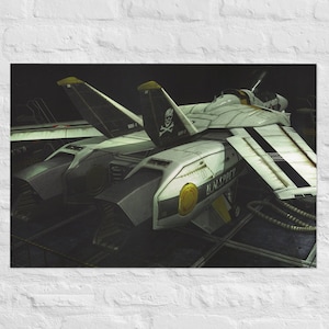Skull Squadron Poster | Museum quality Giclée art print | gameroom wall decor | dorm bedroom home decoration | birthday gift for boyfriend