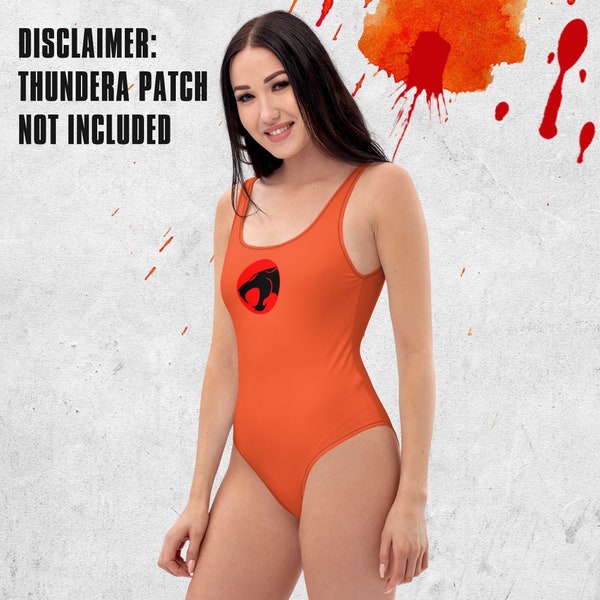 Cheetara Cosplay One-Piece Swimsuit | color correct | Chlorine-resistant fabric | Halloween Cheetara costume cosplayer | *PATCH NOT INCLUDED