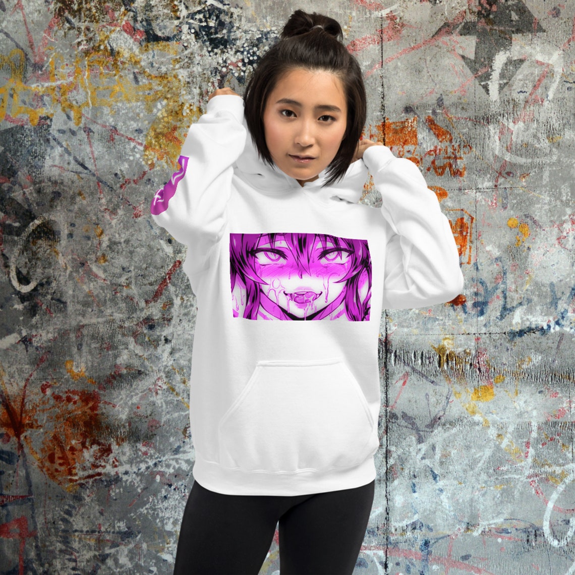 Sudadera Sueteres Ahegao Sudadera Capucha Hombre Sudadera