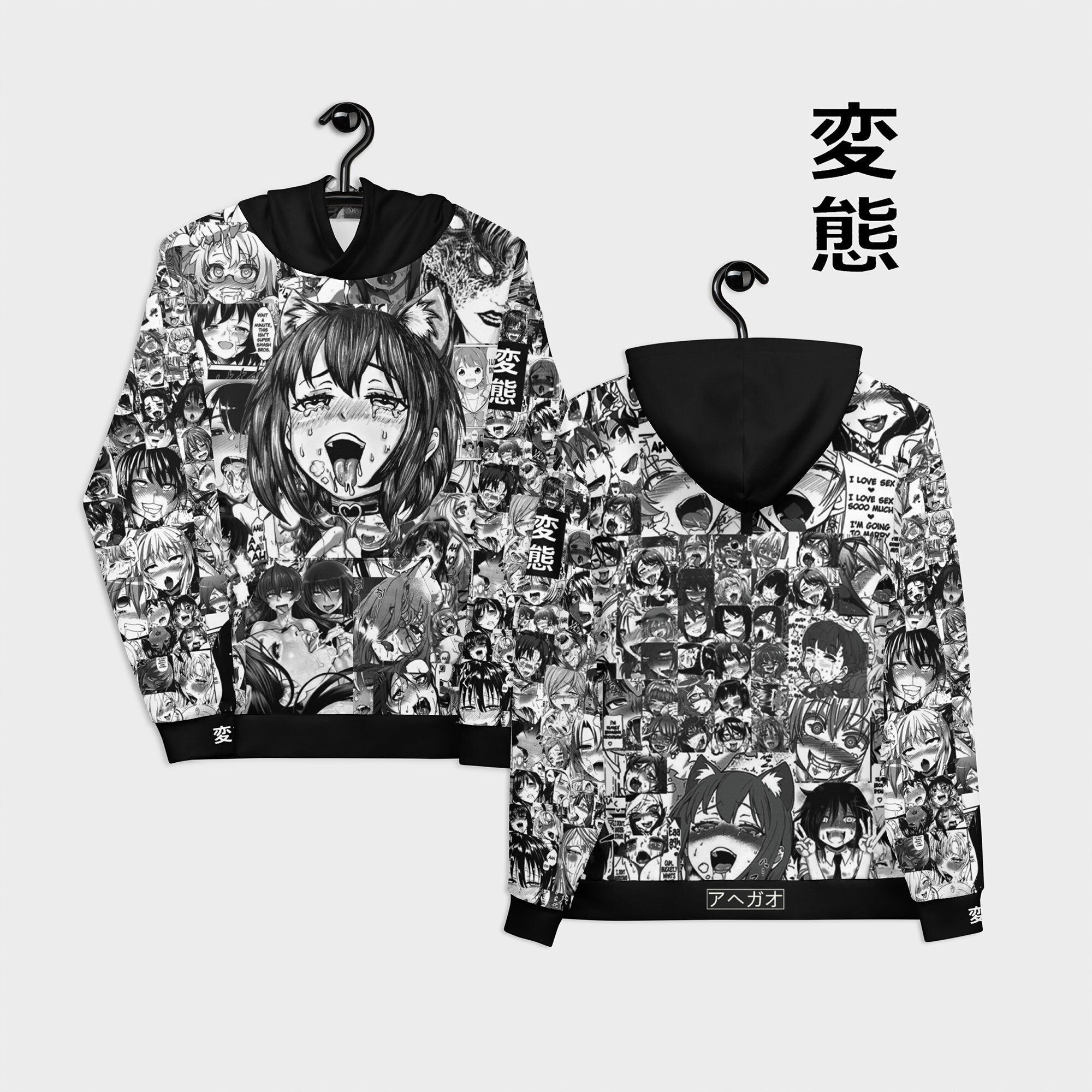 White anime best sale hoodie