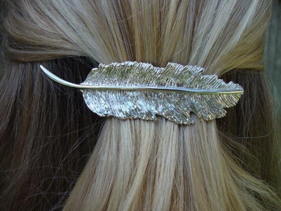 Dragonfly Hair Barrette, Teal, French Barrette, Bo