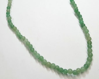 Light Aventurine 4mm Drilled Beads Make Your Own Jewelry,100 Beads