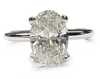 2.26ct Oval Diamond GIA certified  NO Setting