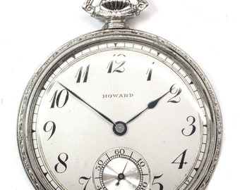 Pocket Watch, Antique Open Face, E. Howard Watch Co. Series VII  14kt. Gold