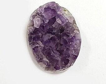 Amethyst Rock Oval Shaped Natural Gemstone 20x15mm