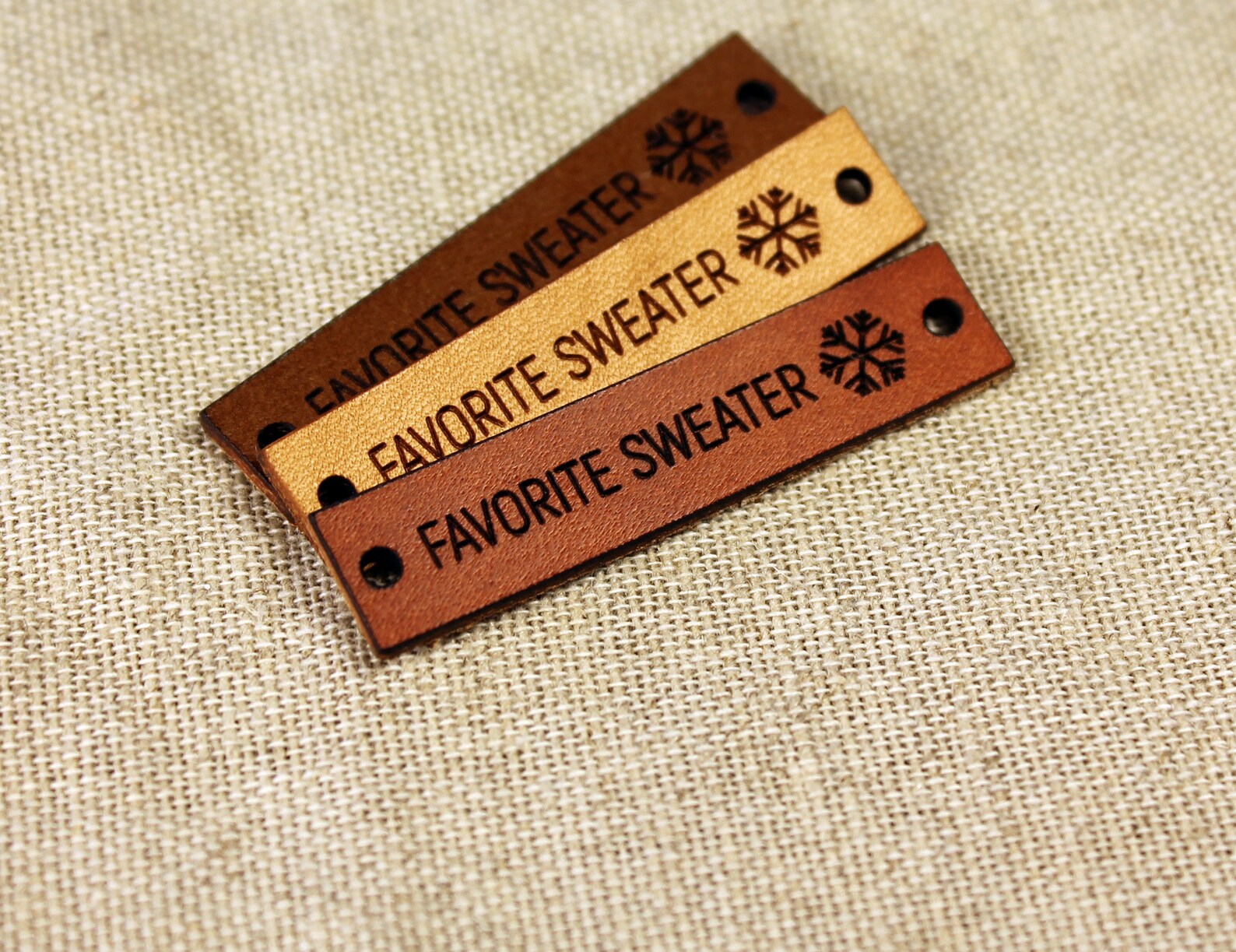 Leather Labels Custom Leather Labels Personalized Leather Etsy