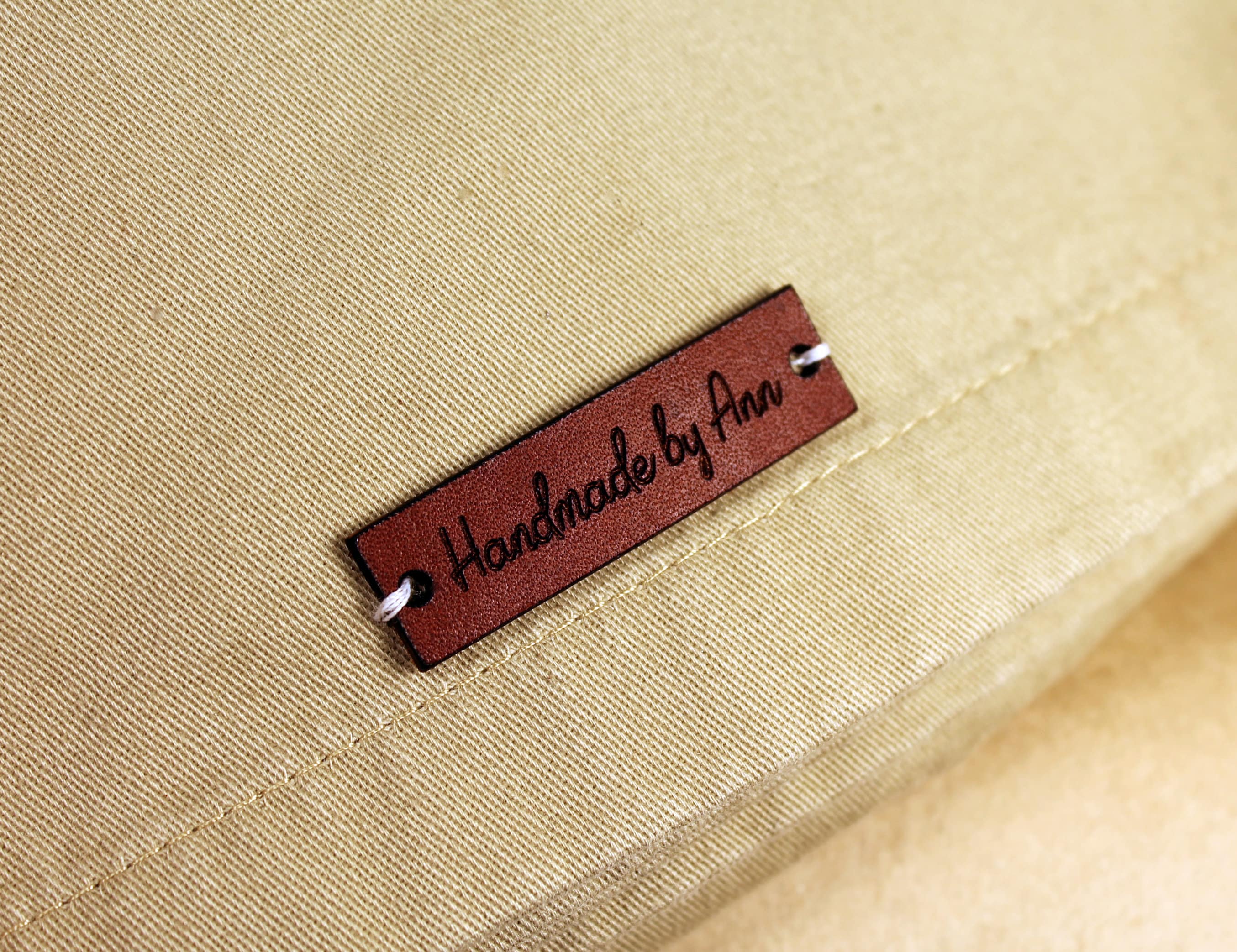 Personalized Knitting Labels Custom Leather Labels Etsy