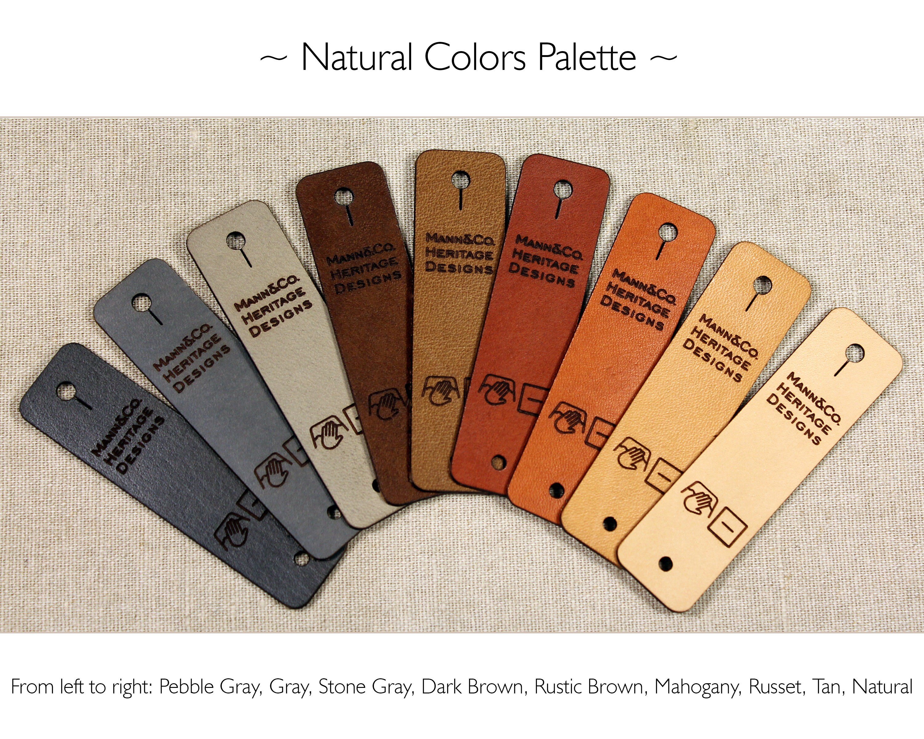 Custom Leather Labels Personalized Leather Labels Handmade | Etsy