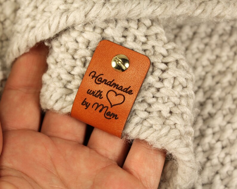 Custom Leather Labels Personalized Leather Labels Handmade Etsy