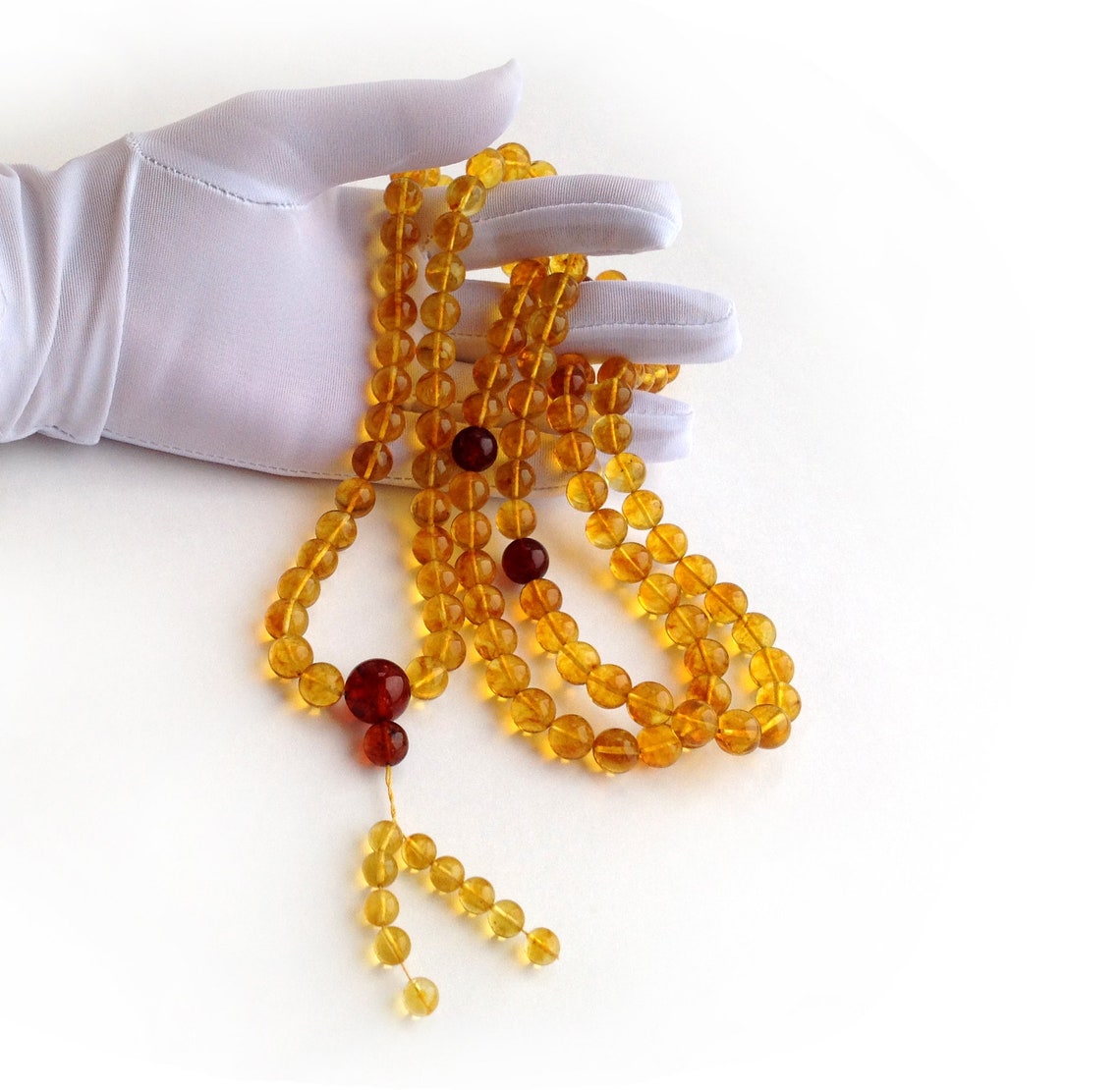 Amber Tibetan Buddhist Zen Mala for Prayer Yoga and Etsy