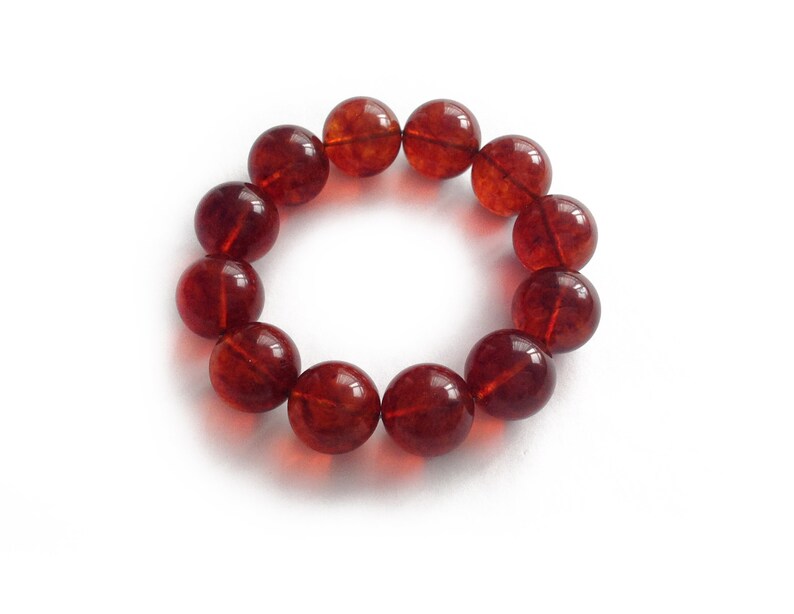 Anniversary Gifts Minimalist Bracelet Baltic Amber Bracelet for Women Red Amber Red Amber bead Bracelet Jewelry Gifts for Women