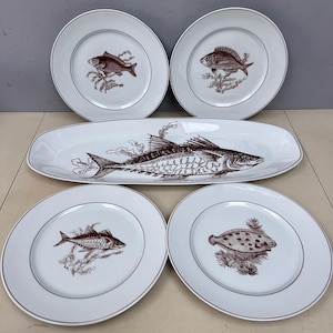 Vintage philippe deshoulieres limoges plates - Etsy 日本