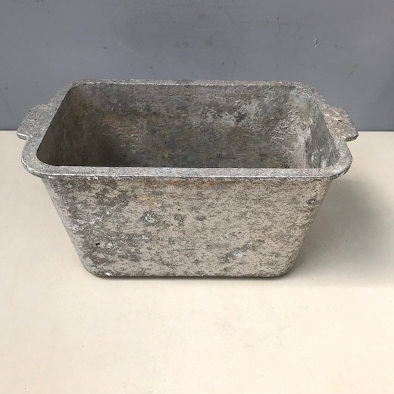 Heavy Vintage French Terrine Pate Mould Tin Thick Tarnished Etsy