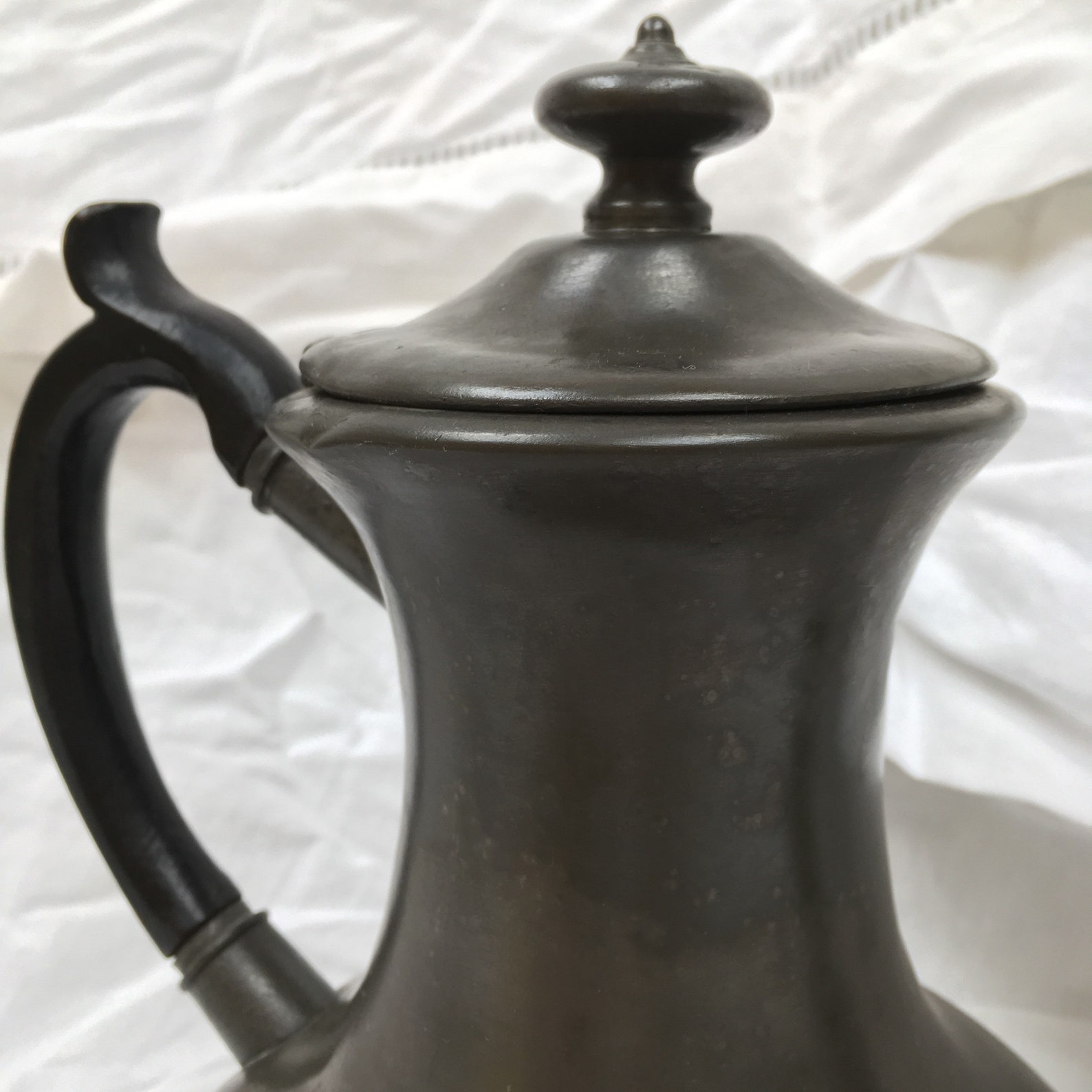 Large antique pewter Britannia Metal Sheffield coffee pot with Etsy