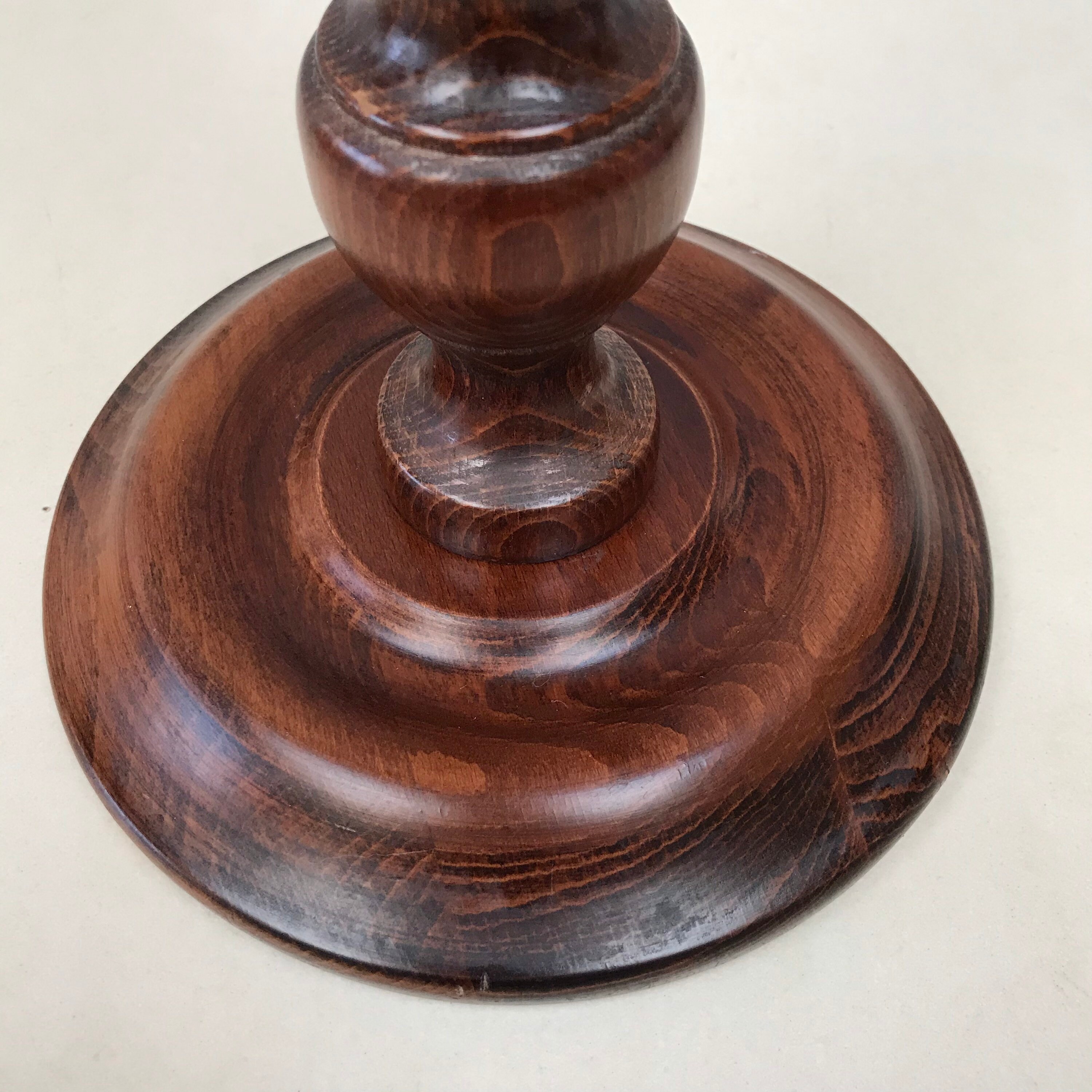 19 Tall Vintage French Wooden Table Lamp Base Beautiful Etsy
