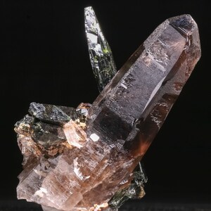 Smoky Quartz and Aegirine Cluster, Zomba Mnt, Malawi