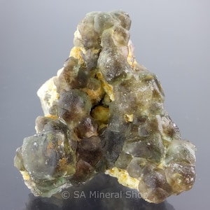 Fluoriet op Feldspar, Erongo Mnt, Namibië