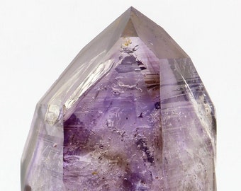 Double Terminated Amethyst Enhydro Quartz Crystal, Goboboseb Mnt, Namibia