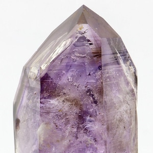 Double Terminated Amethyst Enhydro Quartz Crystal, Goboboseb Mnt, Namibia