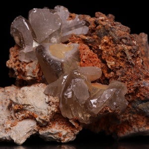 Cerussite with Quartz & Smithsonite, Tsumeb Mine, Namibia