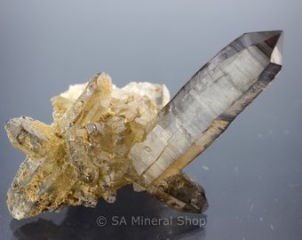 Smokey Quartz Cluster, Erongo Mnt, Namibia