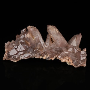 Hematite on Quartz Cluster, Orange River Area, Karas Region, Namibia