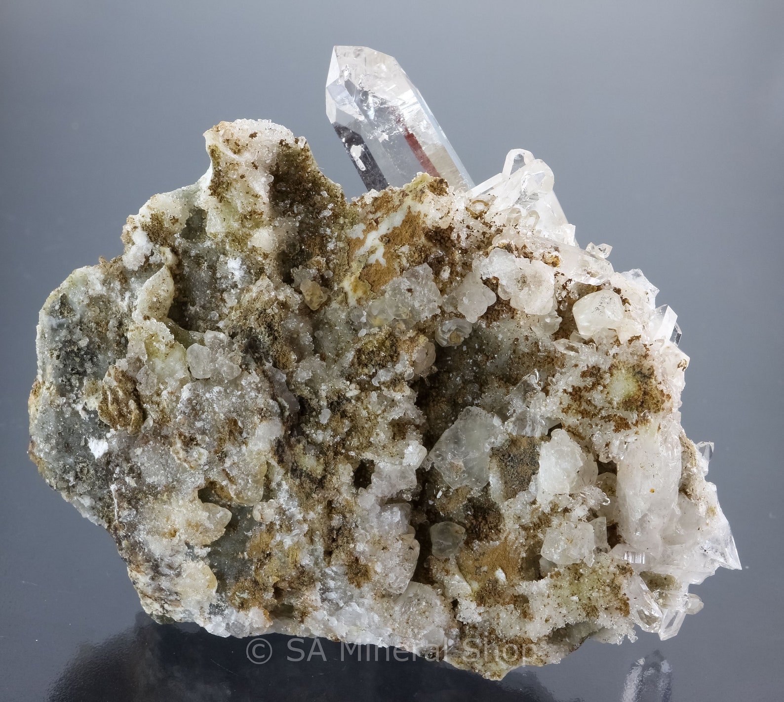 High Lustre Quartz on Matrix Gobobosebberge Mnt Namibia Etsy