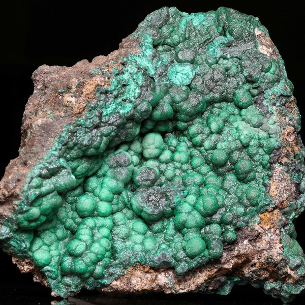 Malachite Balls Cluster, Mashamba West Mine, Katanga, DR Congo