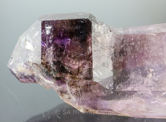 Zimbabwe Chiredzi Prov Chibuku Mine Double Terminated Amethyst in Quartz