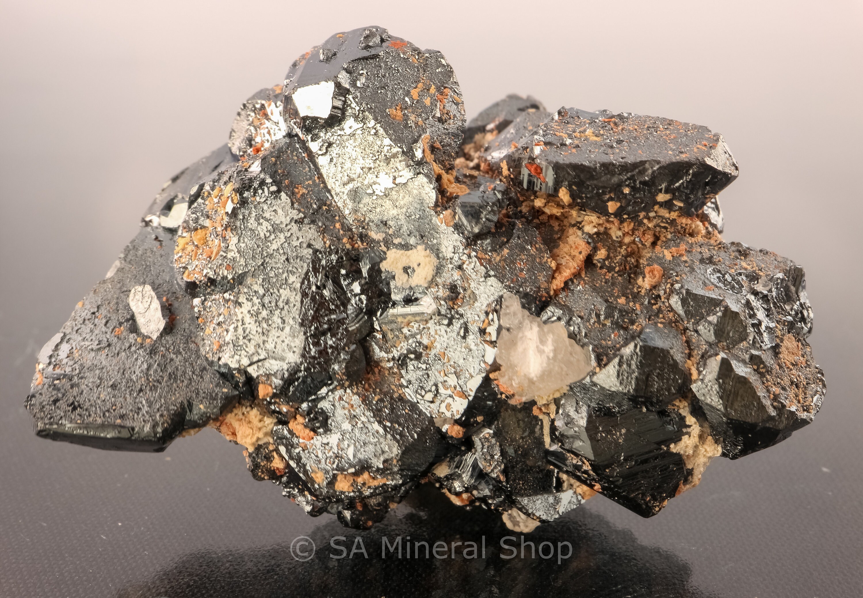 ヘマタイトクラスター上の方解石、N'Chwaning II、南アフリカ - Etsy 日本