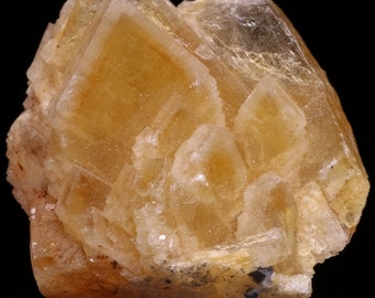 Orange Baryte Cluster, Rosh Pinah Mine, Namibia