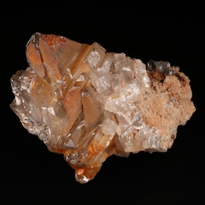 Cerussite on Matrix, Tsumeb Mine, Namibia