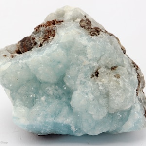 Light Blue Lustrous Hemimorphite Miniature Cluster, Kimbedi, Mindouli, Brazzaville, Congo