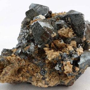 Flat Hematite Crystal on Matrix, N&#39;Chwaning II, South Africa