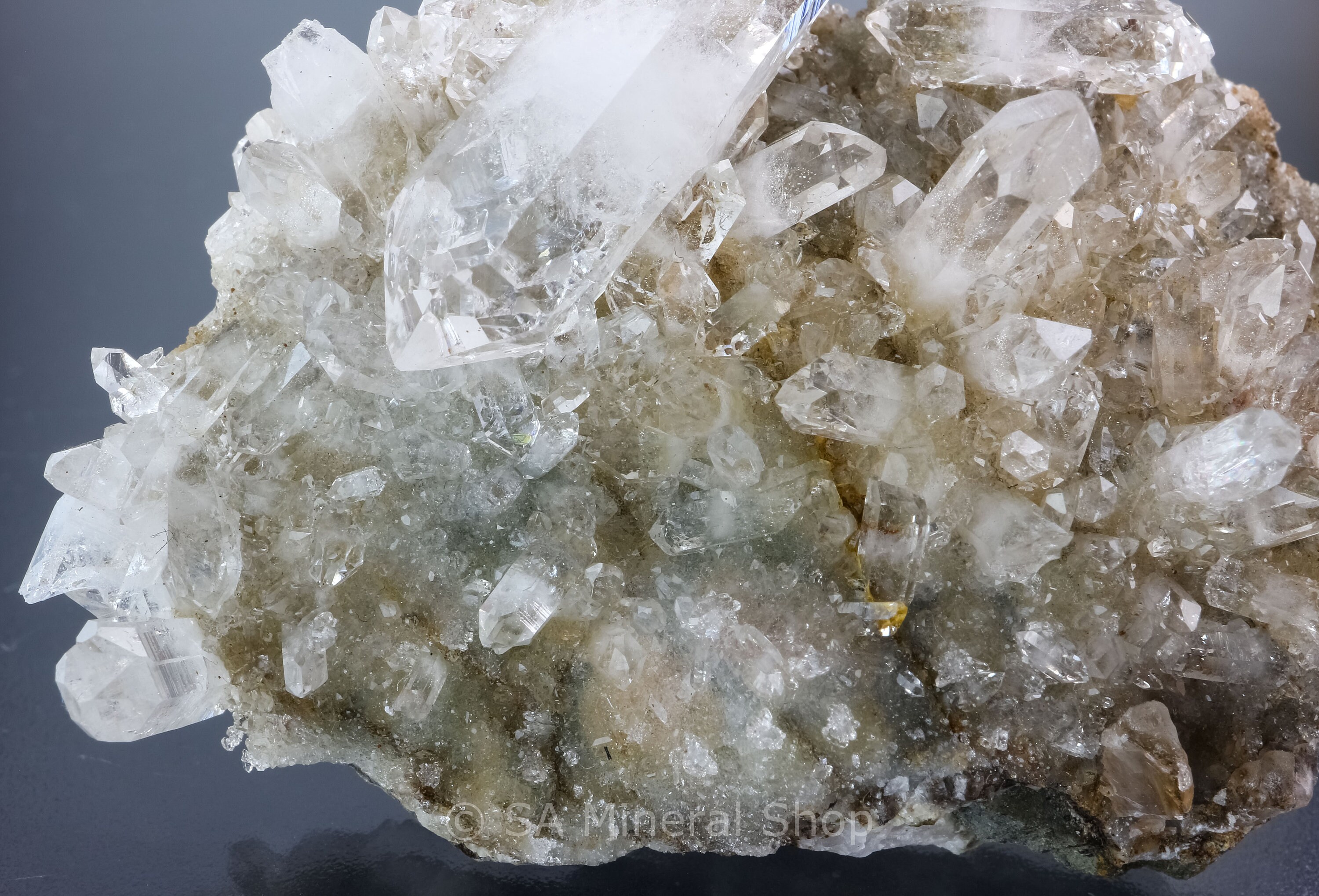 High Lustre Quartz on Matrix Gobobosebberge Mnt Namibia Etsy