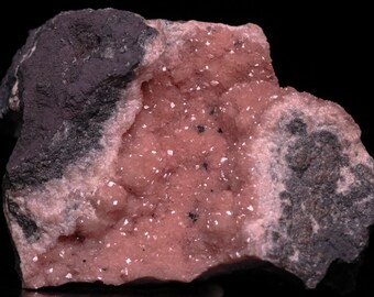Rhodochrosite Vug Fluorescent, N&#39;Chwaning II, Northern Cape, South Africa