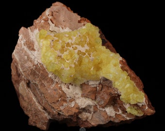 Ettringite on Matrix, Wessels Mine, Kalahari Manganese Field, South Africa