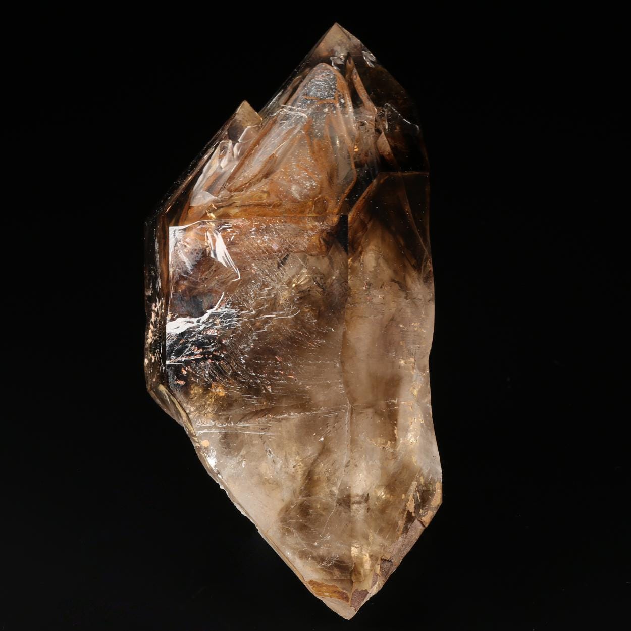 スモーキークォーツ クリスタル XLS、ゴボボセベルゲ山、ナミビア