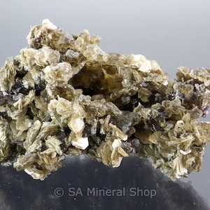 Muscovite on Unusual Smokey Fluorite, Erongo Mnt, Namibia