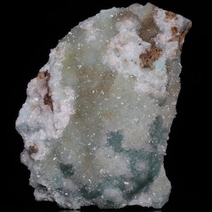 Hémimorphite sur Smithsonite, Skorpion Mine, région de Karas, Namibie