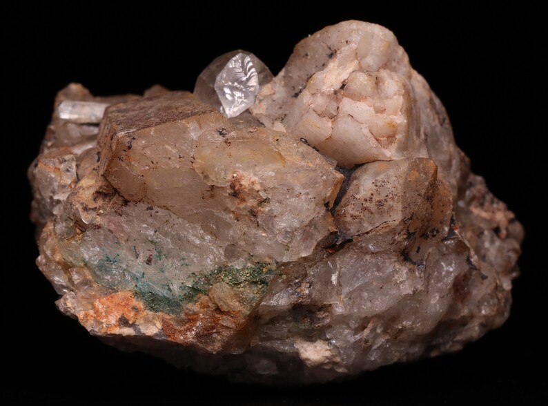 Topaz on Quartz, Spitzkope Mnt, Namibia - Etsy