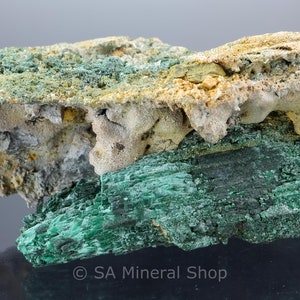 Malachite Pseudo After Azurite, Tsumeb, Namibia