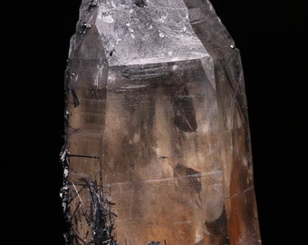 Schorl incl & on Quartz, Erongo Mnt Region, Namibia