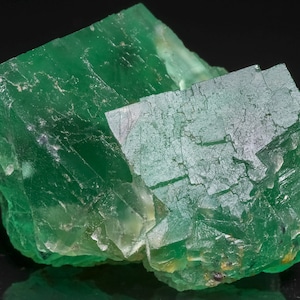Appelgroen fluorietcluster, Okoruso-mijn, Namibië