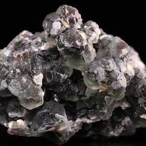 Muscovite on Miniature Fluorite Cluster, Erongo Mnt Region, Namibia