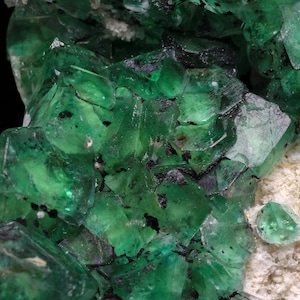 Fluoriet op Veldspaat, Erongo Mnt Region, Namibië